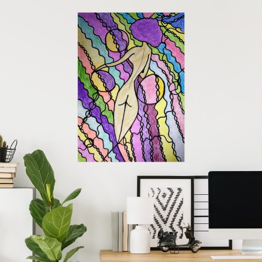 数々の色風ポスター ポスター (ホームオフィス)