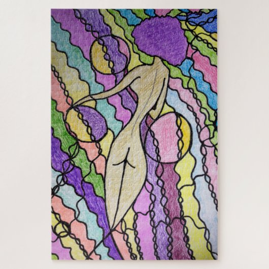 数々の色風抽象芸術アモダンート ジグソーパズル (縦)