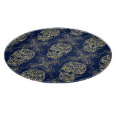 数々の色Bohoスカルパターン カッティングボード (角)