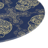 数々の色Bohoスカルパターン カッティングボード (角)