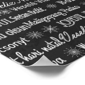 数々の言語メリークリスマスサンダー_コーブ ポスター (角)