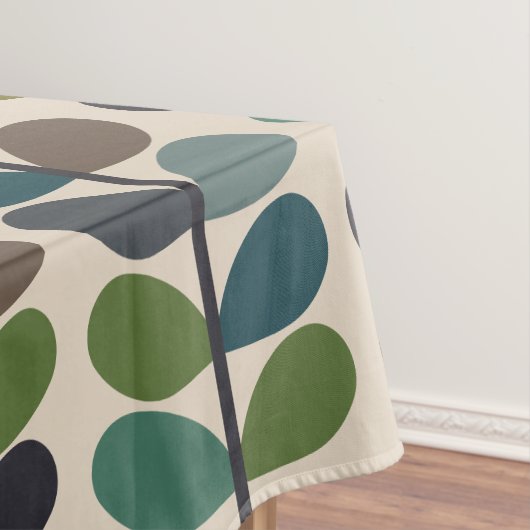 数々の離れ数々のStem Kingfischer テーブルクロス (インサイチュ)