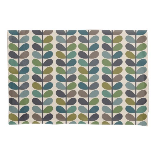 数々の離れ数々のStem Kingfischer 枕カバー (正面左)