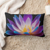 数々の鮮やか色の花デザイン-装飾用クッション ランバークッション (ブランケット)