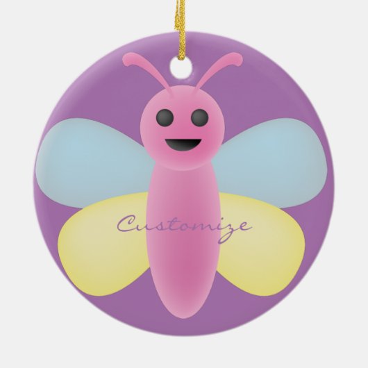 数々の – カラーかわいいビーThunder_Cove セラミックオーナメント (裏面)