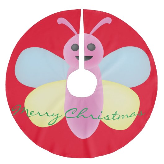 数々の – カラーかわいいビーThunder_Cove ブラッシュドポリエステルツリースカート (正面)