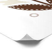 数々の – カラーのブーケ：手書き ポスター (角)