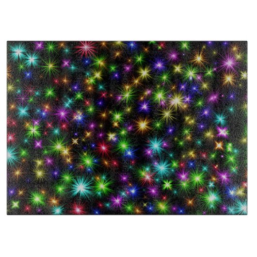 数々の – カラークリスマススターレイズ–57191 カッティングボード (正面)