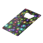 数々の – カラークリスマススターレイズ–57191 クレジットカード栓抜き (裏面アングル)