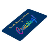 数々の – カラークルージングファミリステートルームドアマーカー マグネット (左側)