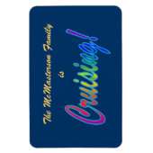 数々の – カラークルージングファミリステートルームドアマーカー マグネット (縦)