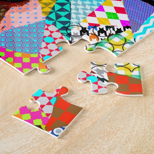 数々の – カラーゴールデンレトリエバードッグ165パターン ジグソーパズル (側面)