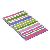 数々の – カラーストライプスパイラルノートブック ノートブック (右側)