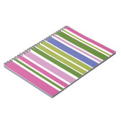 数々の – カラーストライプスパイラルノートブック ノートブック (左側)