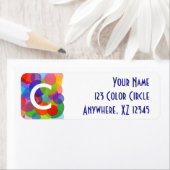 数々の – カラー円とドット ラベル (インサイチュ)