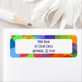 数々の – カラー円とドット ラベル (インサイチュ)