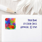 数々の – カラー円とドット ラベル (インサイチュ)