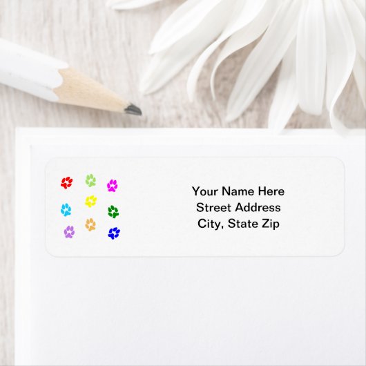 数々の – カラー印刷 ラベル (インサイチュ)