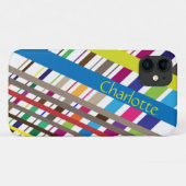 数々の – カラー対角線iPhone / iPadケース Case-Mate iPhoneケース (裏面(横))