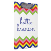 数々の – カラー山形クリップボパーソナライズされたード クリップボード (右)