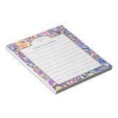 数々の – カラー抽象芸術アートカスタムアイディア一覧 ノートパッド (アングル)