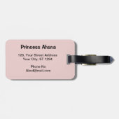 数々の – カラー抽象芸術ラゲッジタグ ラゲッジタグ (裏面横)