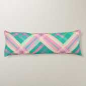 数々の – カラー格子状デザイン ボディピロー (裏面)