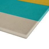 数々の – カラー水平ストライプ垂直 カッティングボード (角)