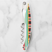 数々の – カラー水平ストライプ垂直 ソムリエナイフ (正面)