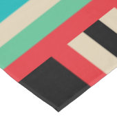 数々の – カラー水平ストライプ垂直 テーブルクロス (アングル)