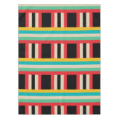 数々の – カラー水平ストライプ垂直 テーブルクロス (正面)