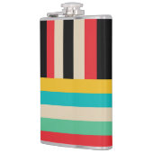 数々の – カラー水平ストライプ垂直 フラスク (左)