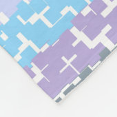 数々の – カラー緑/ライム/グレー/ベージュ/ピンク/紫/青 フリースブランケット (角)