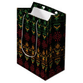 数々の – カラー黒歴史月地理 ミディアムペーパーバッグ (正面アングル)