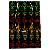 数々の – カラー黒歴史月地理 ミディアムペーパーバッグ (正面)