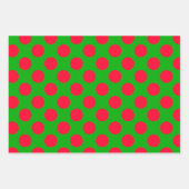 数々の – カラー&プレイドデザイン完璧なクリスマスプレゼント ラッピングペーパーシート (正面2)