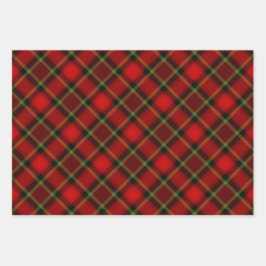 数々の – カラー&プレイドデザイン完璧なクリスマスプレゼント ラッピングペーパーシート