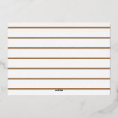 数々の – 写真メリークリスマスフォトカード 箔シーズンカード (裏面)