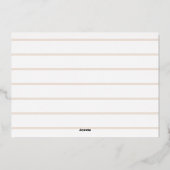 数々の – 写真メリークリスマスフォトカード 箔シーズンカード (裏面)