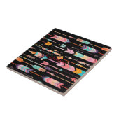 数々の – 色の矢印パターンThunder_Cove タイル (側面)