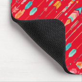 数々の – 色の矢印パターンThunder_Cove マウスパッド (コーナー)