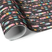 数々の – 色の矢印パターンThunder_Cove ラッピングペーパー (ロールコーナー)