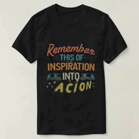 数々の – 色やる気を起こさせるTシャツ Tシャツ (デザイン正面)