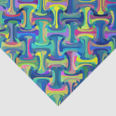 数々の – 色抽象芸術パターン 薄葉紙 (詳細)