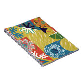 数々の-colorジオメトリック：ローカルスノーフレーク背景 ノートブック (右側)