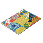 数々の-colorジオメトリック：ローカルスノーフレーク背景 ノートブック (左側)