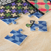 数々の-color Pattern Cat 691 ジグソーパズル (側面)