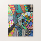 数々の-color Pattern Cat 691 ジグソーパズル (縦)