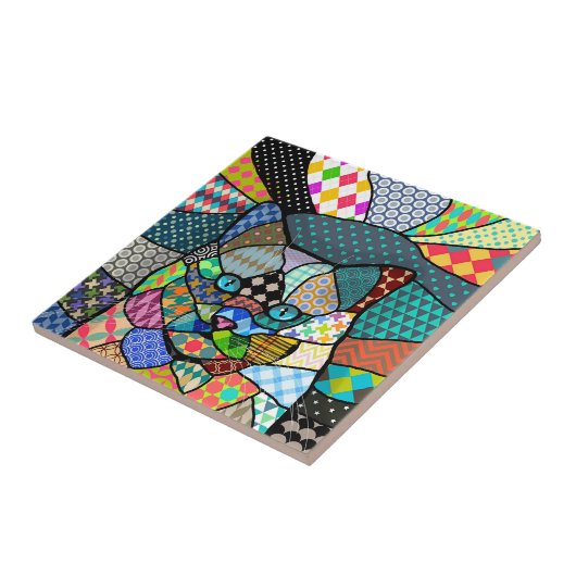 数々の-color Pattern Cat 691 タイル (側面)
