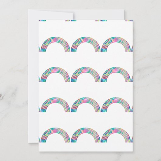 数々の-color Rainbows Thunder_Cove 招待状 (裏面)